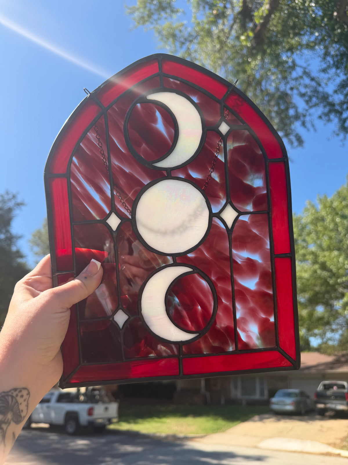 Moon phases panel