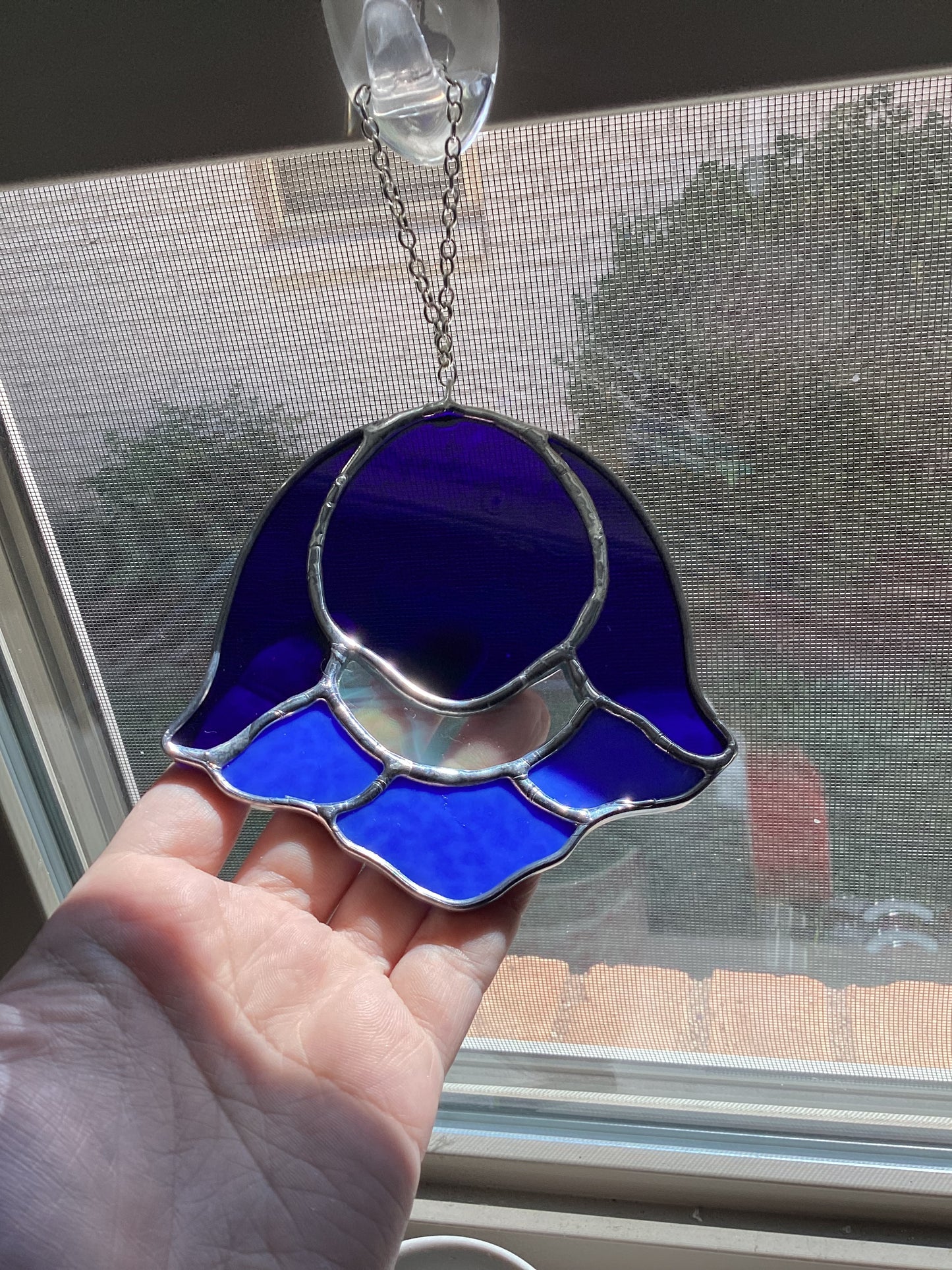 Blue drop flower