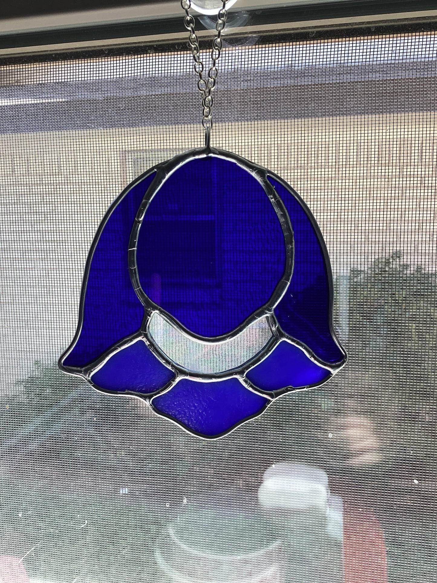 Blue drop flower