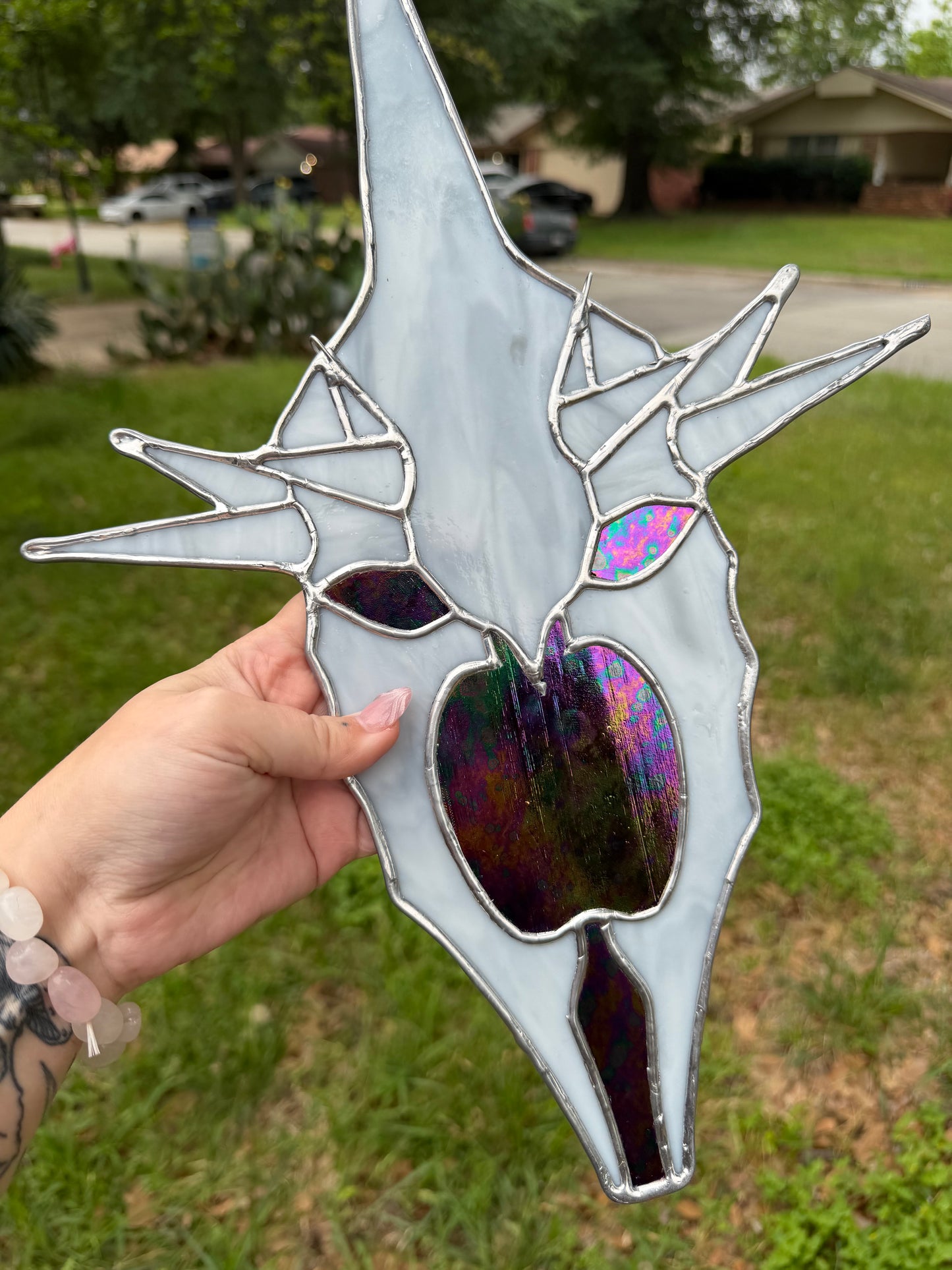 Witch king helmet in gray