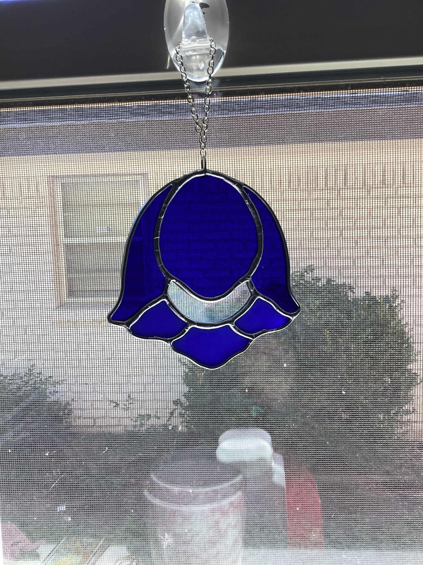 Blue drop flower