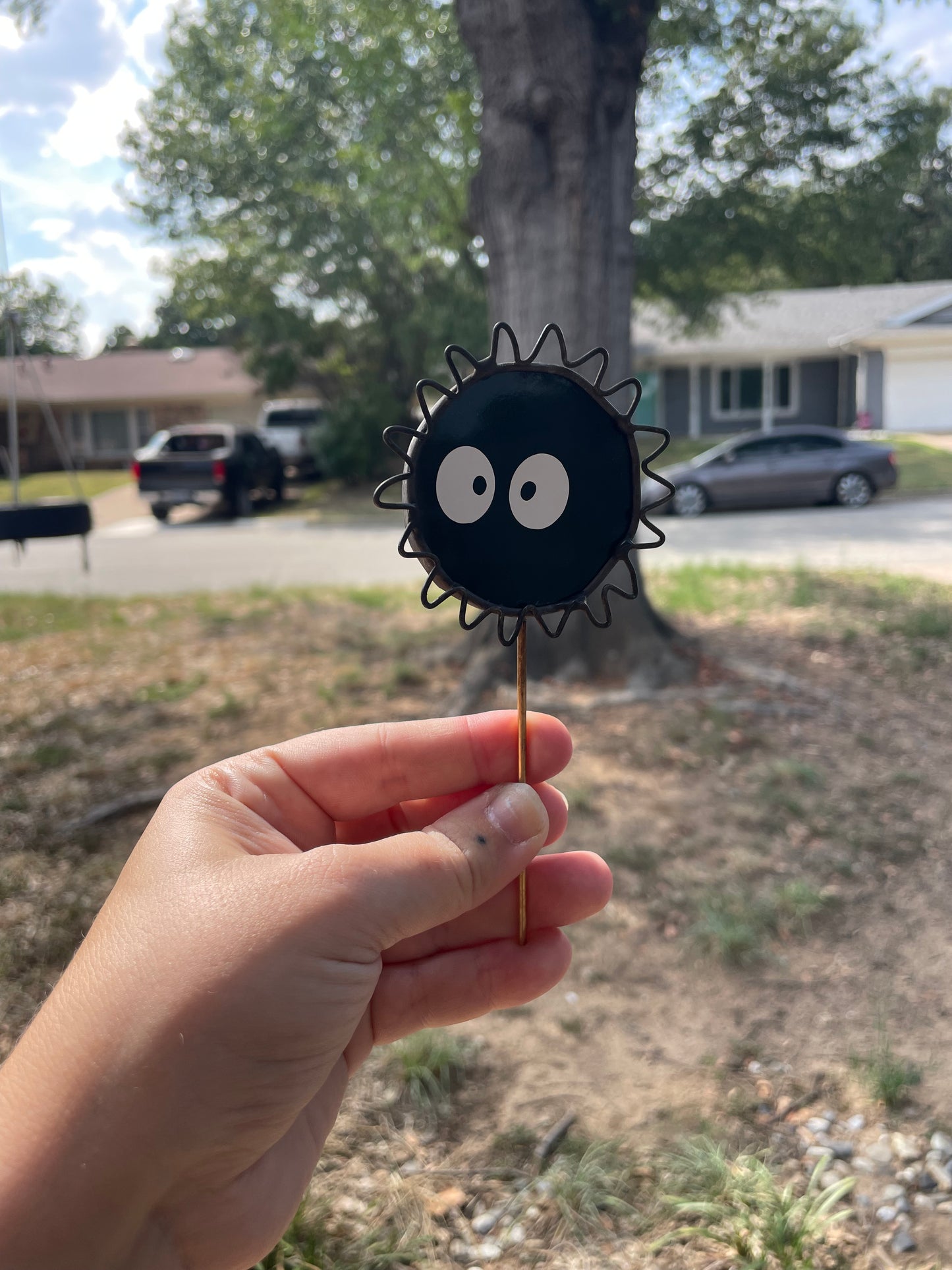 Soot sprite plant stake