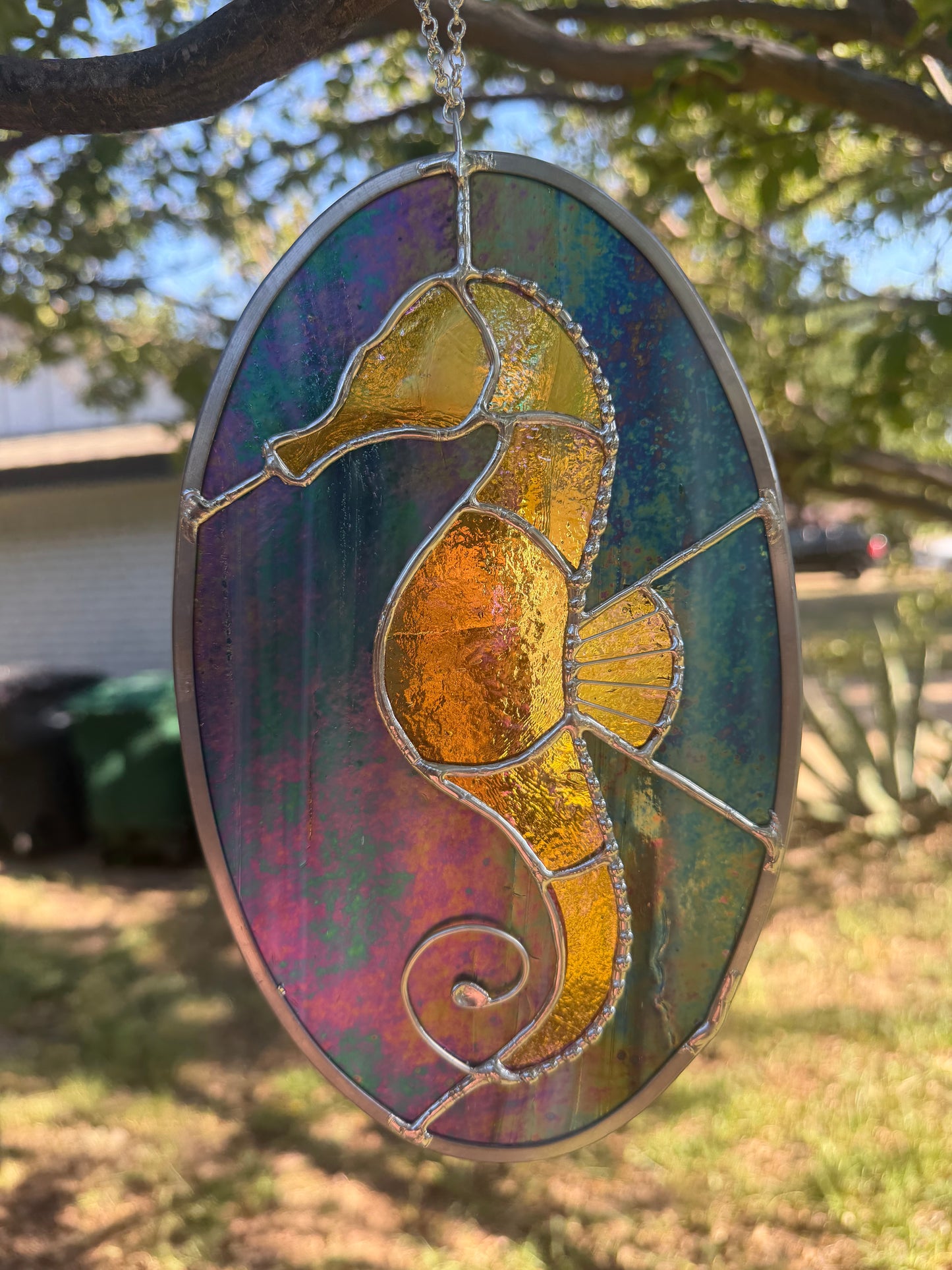Yellow seahorse