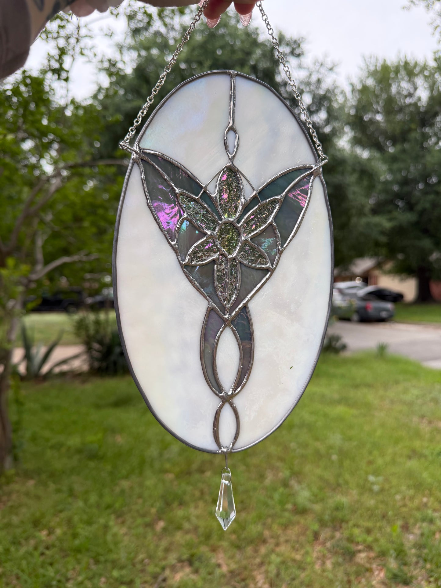 Evenstar in pearl white