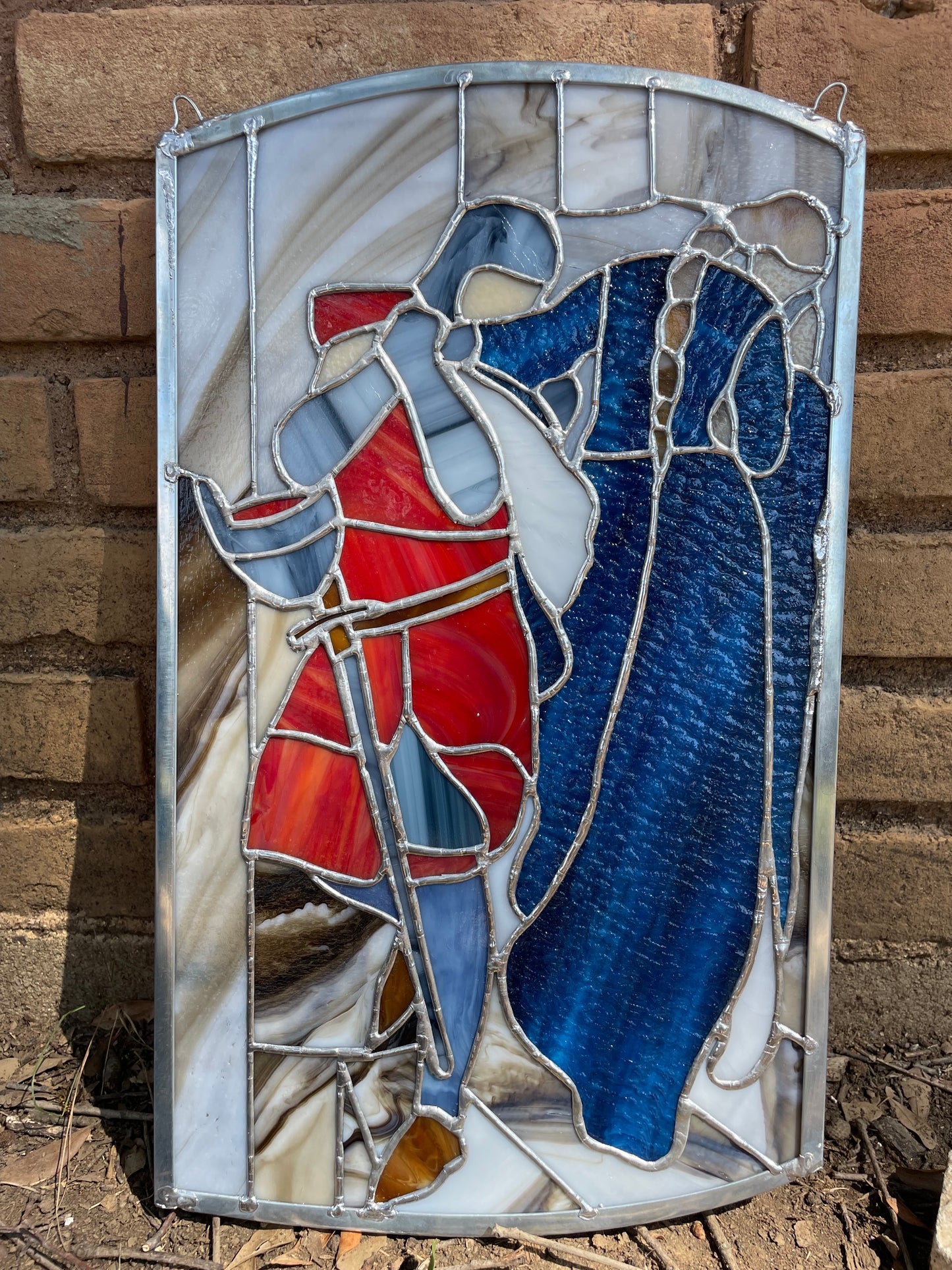 The meeting on the turret stairs