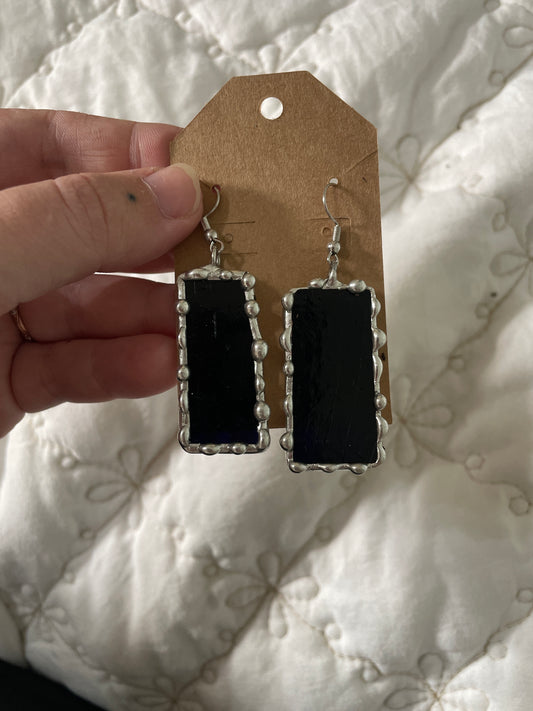 Black earrings