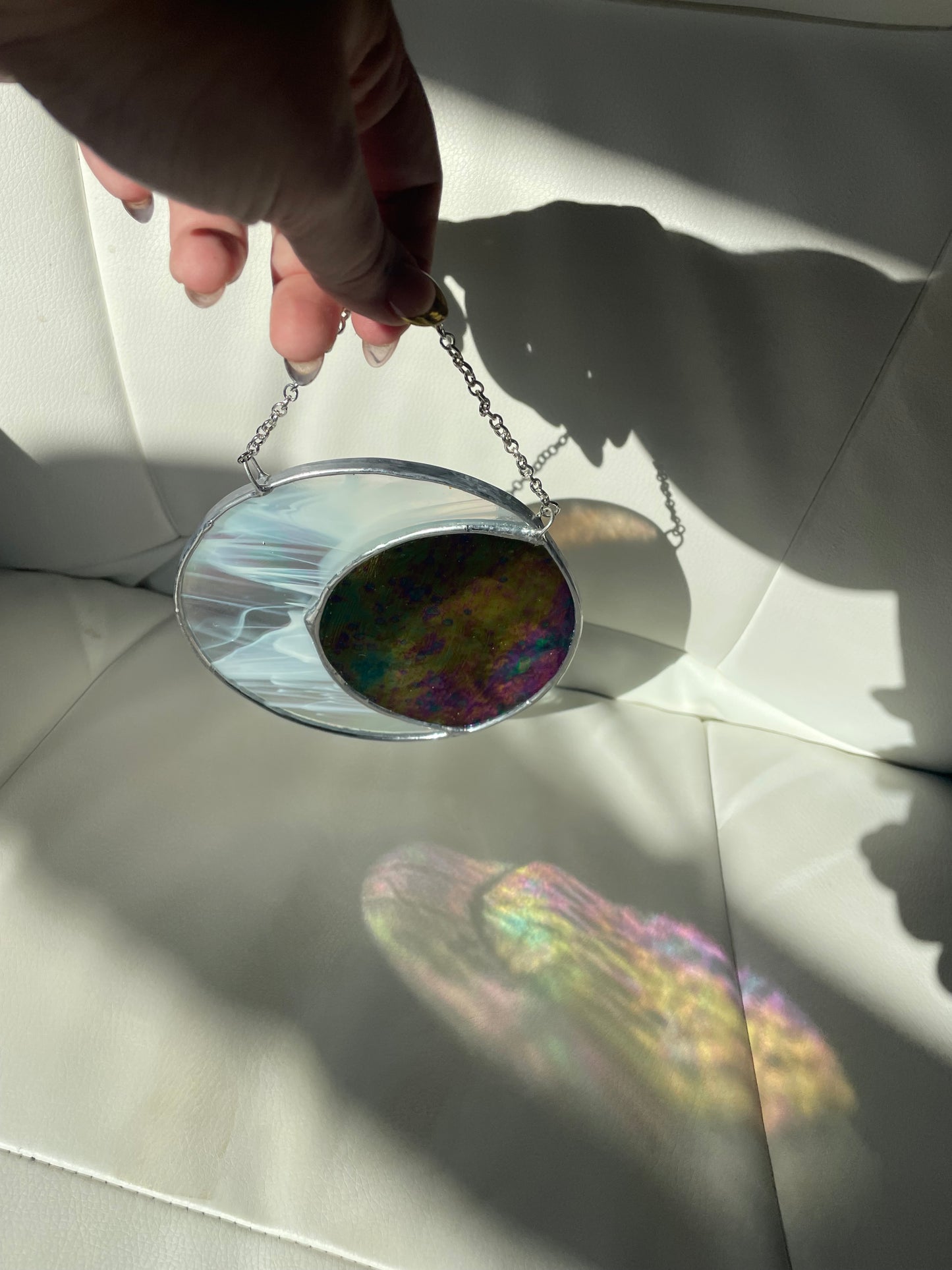 Black and white moon