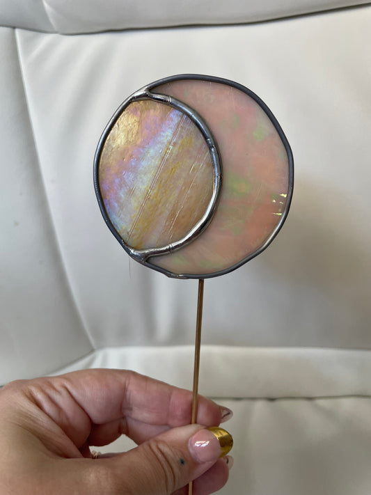 Cream Moon plant stake