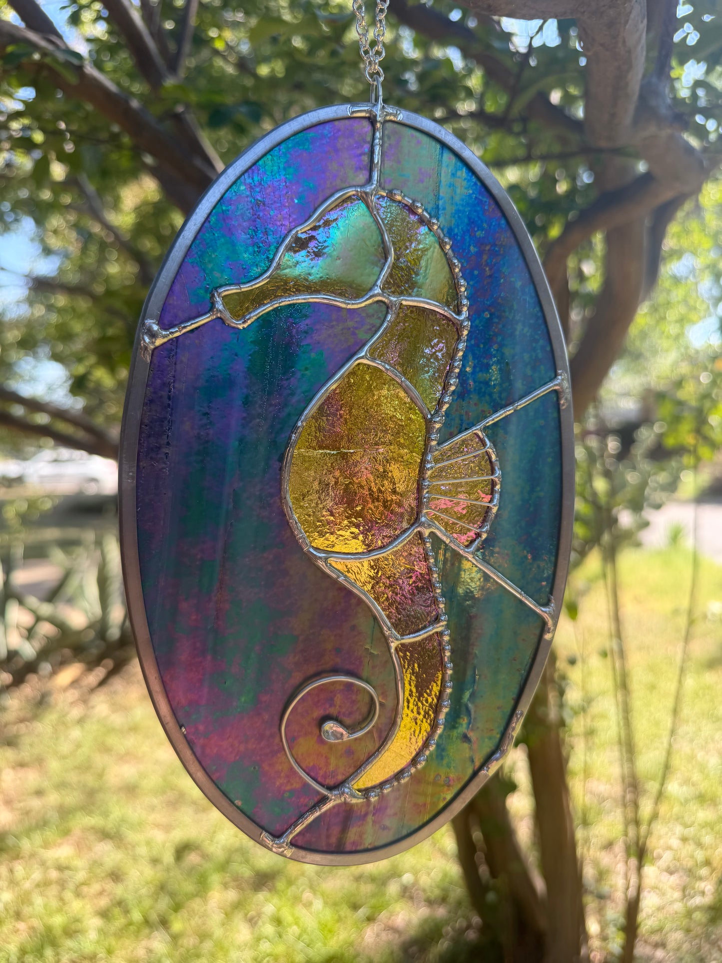 Yellow seahorse