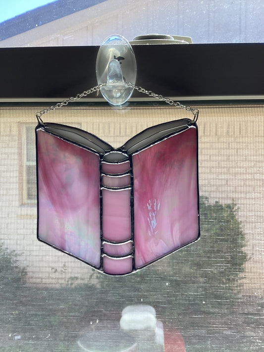 Iridescent pink book
