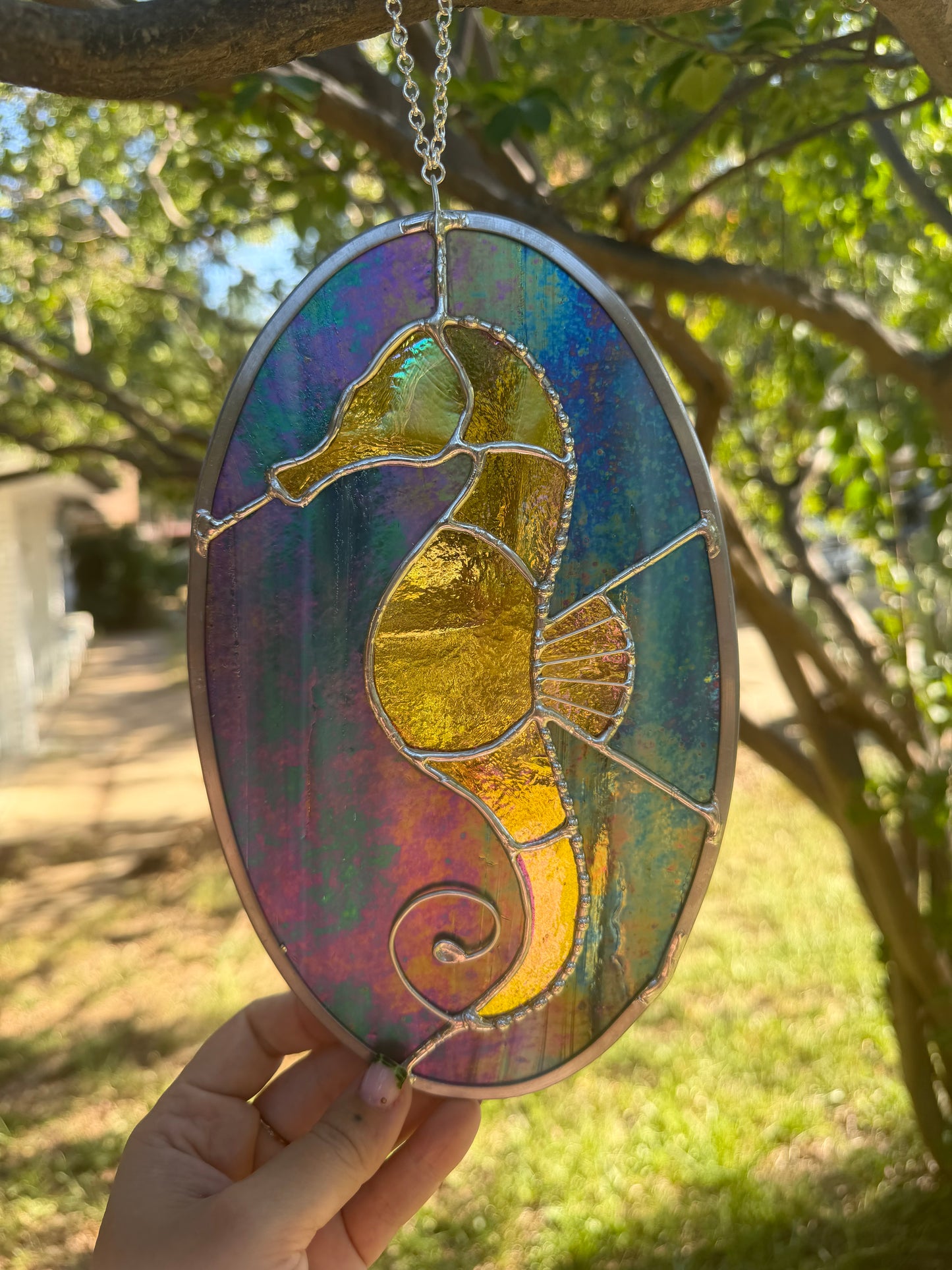 Yellow seahorse