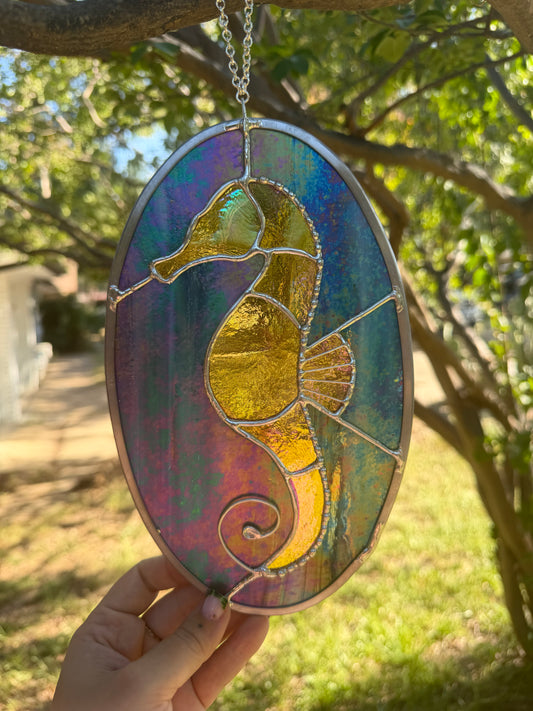 Yellow seahorse