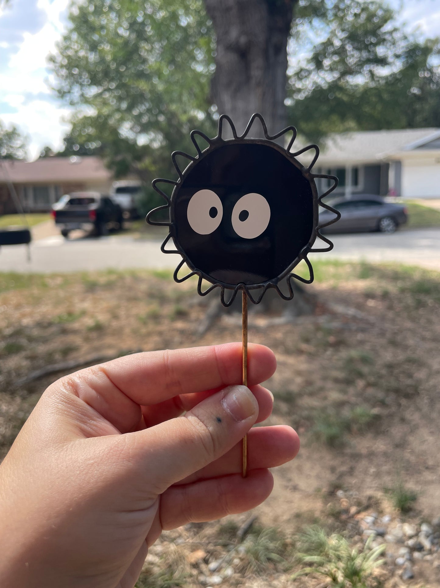 Soot sprite plant stake