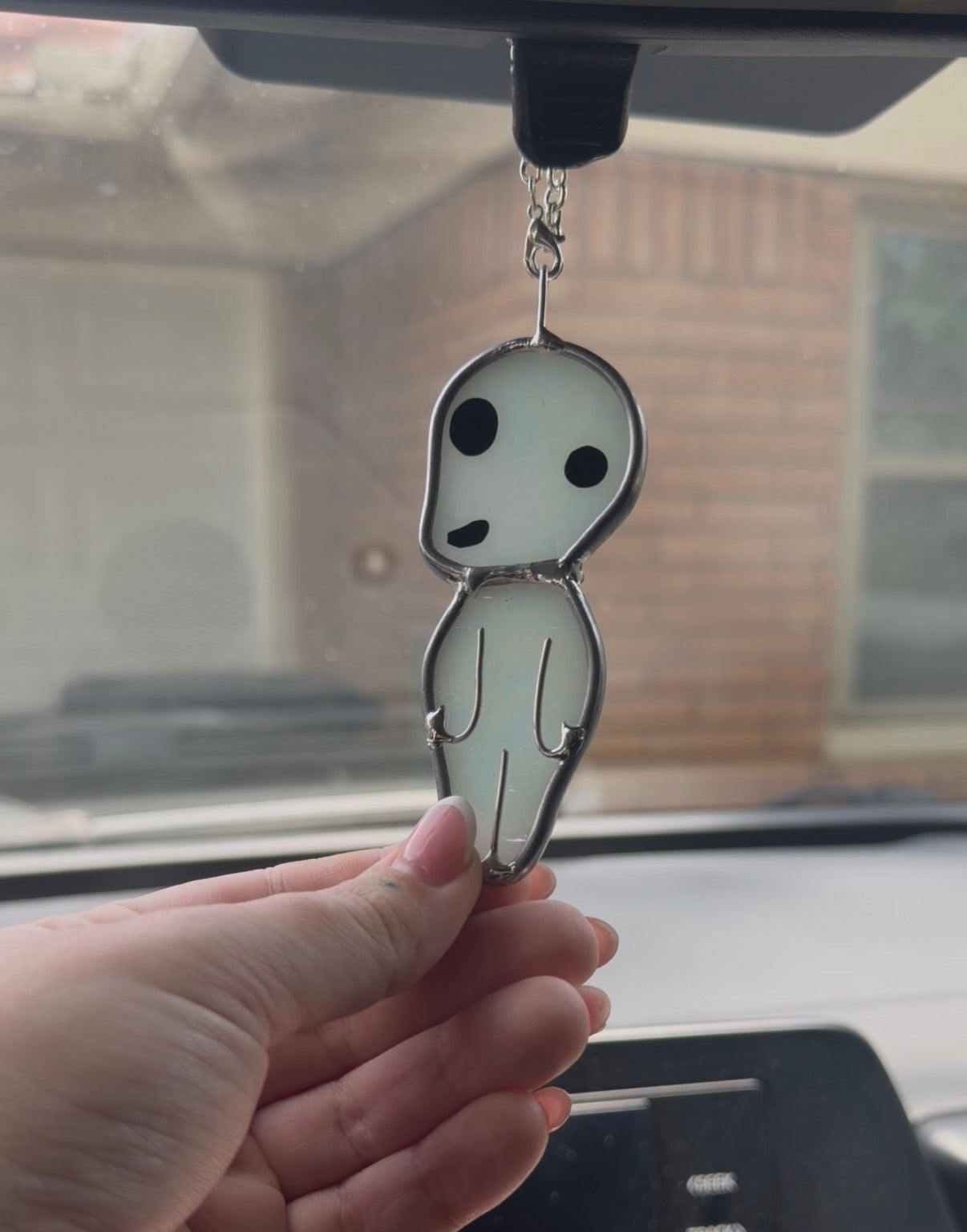 Forest spirit car charm