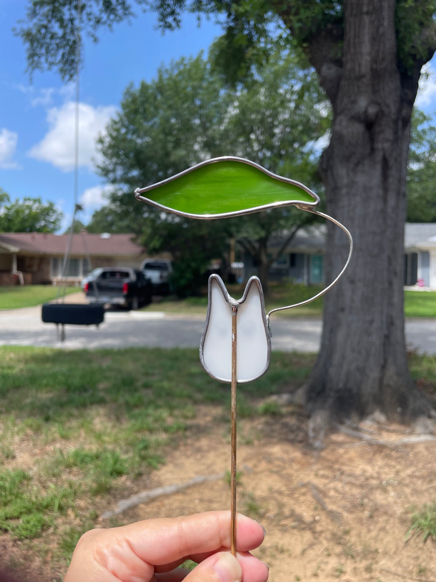 Totoro plant stake