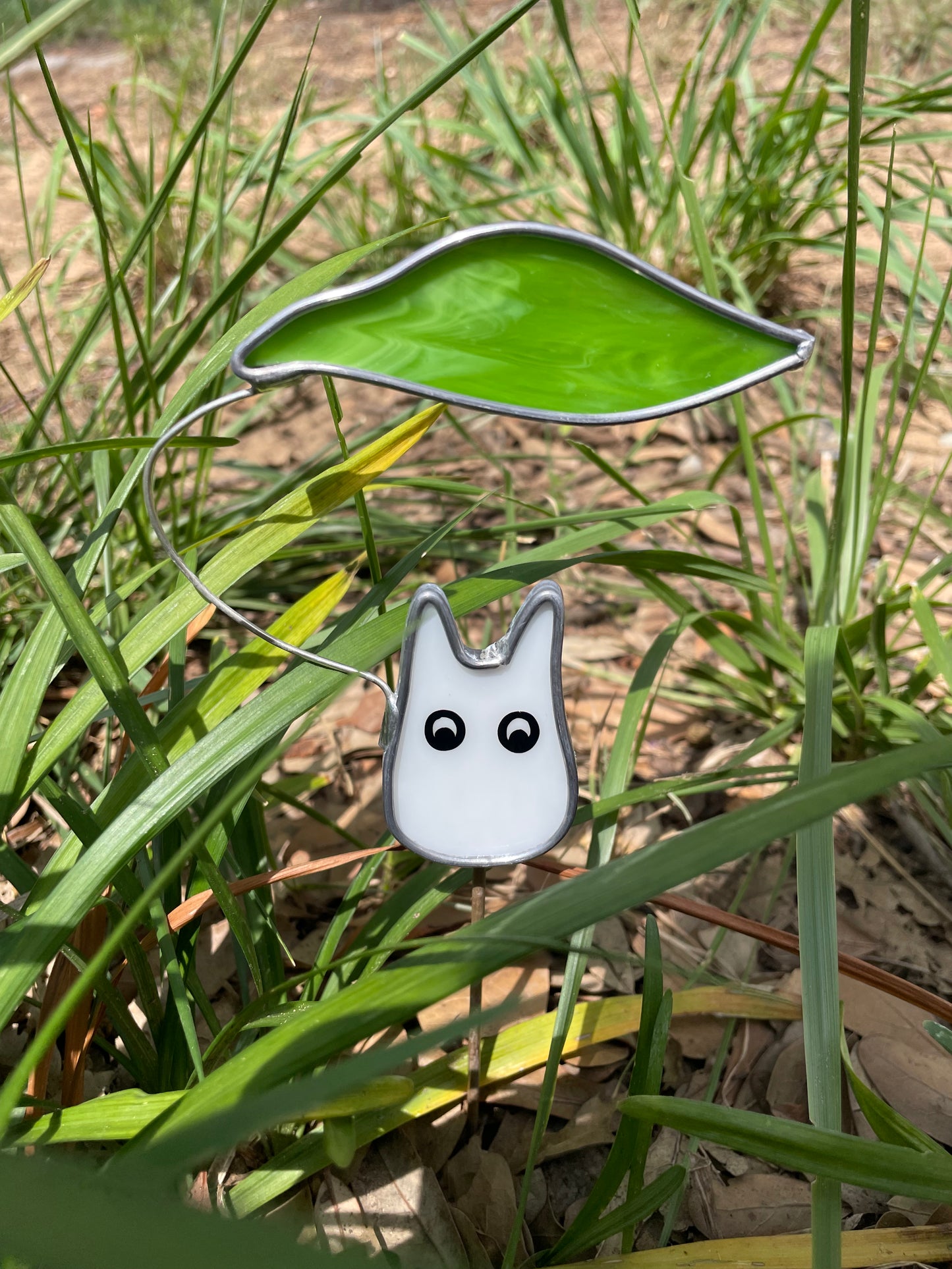 Totoro plant stake
