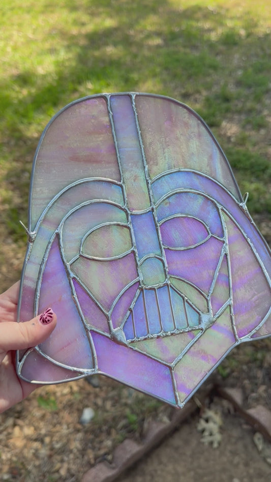 Darth Vader in irid pink